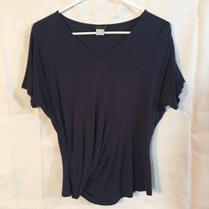 Venus Draped V-Neck Top